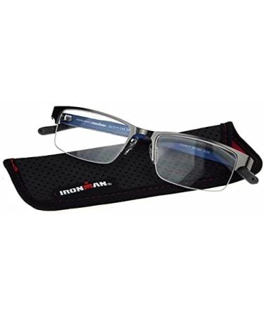 Buy Ironman 1001 Gunmetal Reading Glasses +2.75 with Case - Foster Grant International Shipping - Buy Online on GoSupps.com