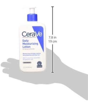 CeraVe Moisturizing Lotion 12oz - Hydrating and Soothing Formula for Soft Skin - Buy Online on GoSupps.com