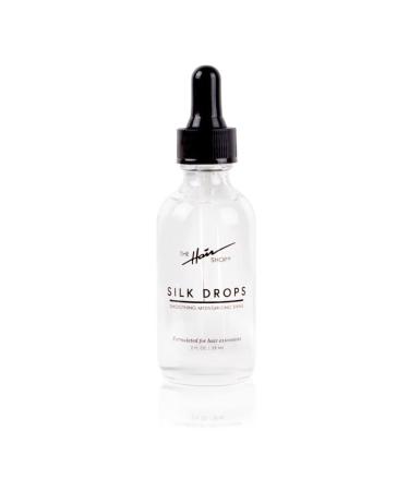 The Hair Shop Silk Drops  Coconut & Sunflower Oil Infused Serum for Protecting 100% Remy Human Hair Extensions and Wigs (2 fl oz) - Buy Online on GoSupps.com