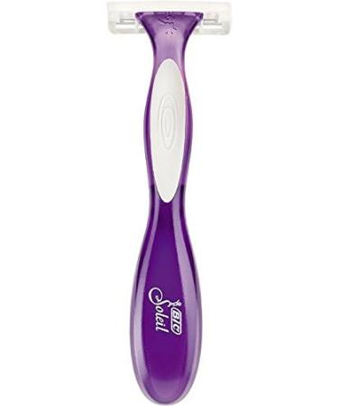 BIC Soleil Scent 3-Blade Lady Razor with Lubricating Strip for a Smooth shave and Easy Grip Handle Pack of 4 - Buy Online on GoSupps.com
