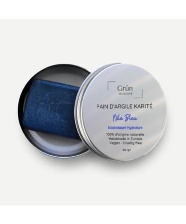  Gr n Skincare Blue Nila Clay Soap Nila Clay Bread Lightening Moisturizing Pack Of 3-60g/p - Buy Online on GoSupps.com
