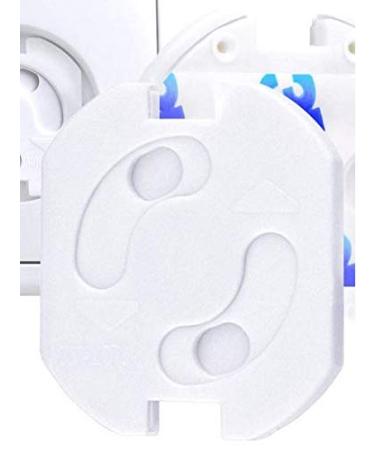 Buy 30-Piece Conecto Socket Protection Fuse Child Locking Rotary Socket Covers with 3M Tape - Safe & Secure White Socket Safety Solutions - Buy Online on GoSupps.com