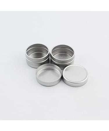 Zeoabsy 12pcs 5ml Silver Aluminum Tin Cans - Empty Round Cosmetic Containers for DIY Ointments Creams Candles & Shaving Soap - Buy Online on GoSupps.com