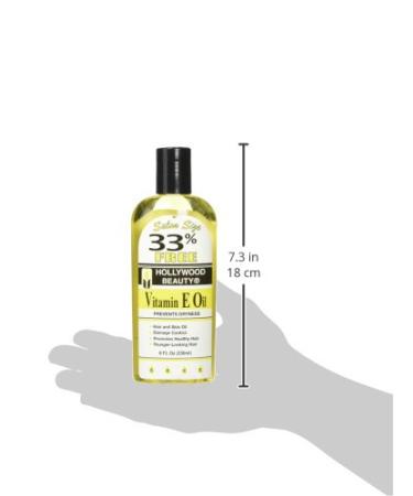 Hollywood Beauty Vitamin E Oil 8 Oz - Nourishing and Hydrating Skin Treatment - Buy Online on GoSupps.com