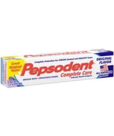 Pepsodent Complete Care Anticavity Fluoride Toothpaste Original Flavor 5.5 OZ (Pack of 4) - Buy Online on GoSupps.com