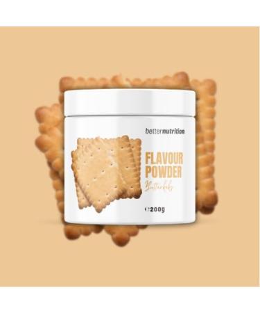 Premium Vegan Flavor Powder Zero - 200g Calorie-Reduced Butter Biscuit Aroma | Better Nutrition - Buy Online on GoSupps.com