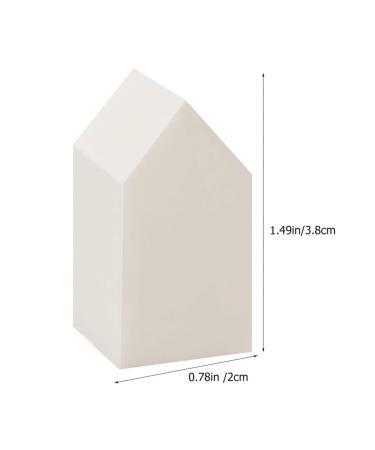 Housoutil 50 Makeup Sponges - Curve Blending Applicators for Foundation | Synthetic Latex White Beauty Tools - Perfect for Flawless Application - Buy Online on GoSupps.com