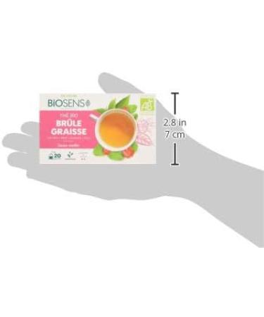 Biosens - Fat Burning Tea - Green Tea Mate Guarana and Kola - Certified Organic AB - Made in France - Fair Trade - 20 Bags - Buy Online on GoSupps.com