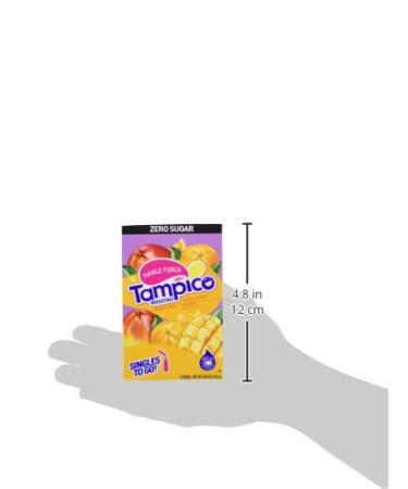 Tampico Singles To Go Drink Mix Packets Mango Punch Zero Sugar Low Calorie 100 DV of Vitamin C per Serving Convenient On-The-Go Water Enhancers 6 Count 6 Count (Pack of 1) - Buy Online on GoSupps.com