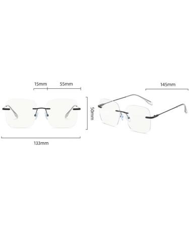 Fuqinqingoz Anti-Blue Light Oversized Reading Glasses - +150 UV Protection & Comfort in Rose Color - Buy Online on GoSupps.com