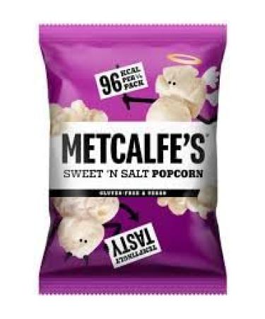 Metcalfe's Sweet 'N' Salt Popcorn 20g (24 Bags)