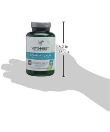 Vet's Best Comfort Calm Supplements for Dogs Helps Calm Dogs - Promotes Relaxation and Balanced Behavior - 60 Chewable Tablets - Buy Online on GoSupps.com
