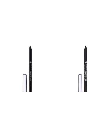 Manhattan X-act Eyeliner Pen black eyeliner pen for the ideal eyeliner waterproof color paint it black 1010n 1 x 1g (pack with 2) 1010n black 1 piece (2 pack)