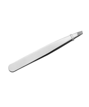 dijiusidy Lady Tweezers Stainless Steel with Matte Finish Easy to Grip Handy Ergonomic Eyebrow Clip for Women Facial Hair Removal