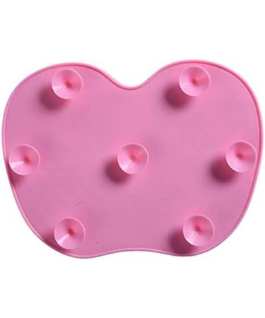 Silicone Makeup Brush Cleaning Mat - Pink | Fast International Shipping & Easy Cleaning Solutions - Buy Online on GoSupps.com