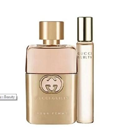 Gucci Guilty 3 Piece Set: 3 zo Eau De Parfum Spray .5 oz Eau De Parfum Spray 1.6 oz Body Lotion - Buy Online on GoSupps.com