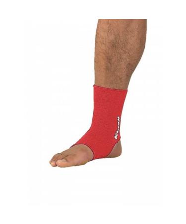 Kwon elastic foot bandage for Thai / Kickboxing Size: M Color: Red
