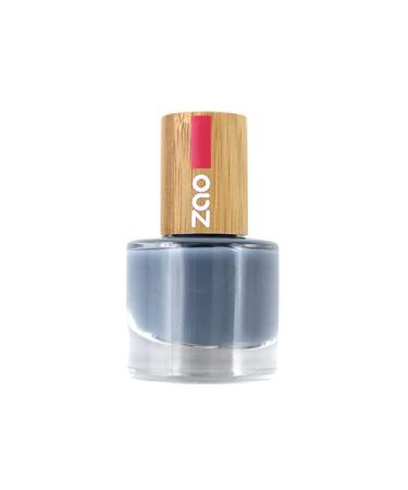 Zao Nail Polish 670 Blue Gray