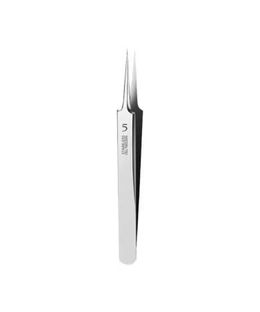 Ultra-fine Professional No. 5 Acne Blackhead Removal Tweezers Beauty Salon Pimples Clip Care Face Deep Needles Cleaner Tool Skin Beak Clip