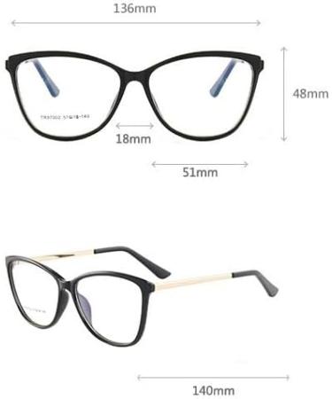 Oversized Clear Vision Blue Light Blocking Reading Glasses | Stylish +0.00 Computer Readers with Sturdy Flat Light Mirror - Shop Internationally - Buy Online on GoSupps.com