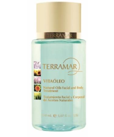 Terramar Vitaoleo Tratamiento Facial y Corporal de Aceites Naturales Tan Suave que Puedes Aplicar en Cutis y Cuerpo. Marcas en la piel paso del tiempo manchas y m s