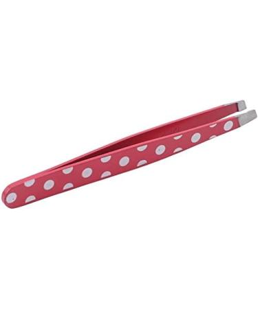 U-M 2 pcs Tilting Tweezers Eyebrow Hair Finishing Tools Stainless Steel Dot Printing Hair Removal Tool Clip as shown - Buy Online on GoSupps.com