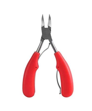 PSGS Toe Nail Clippers Ingrown Toenail Podiatry Correction Nippers Cuticle Cutters Dead Skin Remover Pedicure Foot Care Tool (Color : Red)