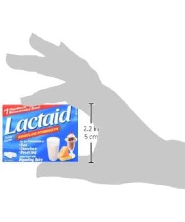 Lactaid Regular Strength Chewable Tablets - Fast-Acting Relief for Lactose Intolerance - Buy Online on GoSupps.com
