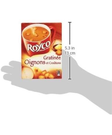 Royco Minute Soup Dehydrated Soup Onions and Croutons 4 x 20 cl Sachets - 62 g - Pack of 6 - Buy Online on GoSupps.com