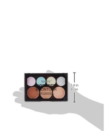 Technic Correct and Contour Makeup Palette - Perfect Concealing & Contouring for Flawless Skin | International Shipping Available - Buy Online on GoSupps.com
