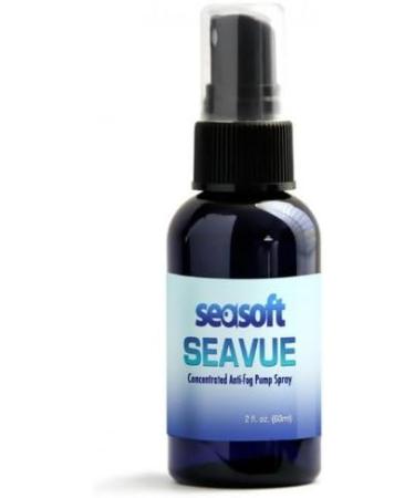 Seasoft SeaVue Anti-Fog Pump Spray - 2 fl oz for Scuba Masks & Swim Goggles - Buy Online on GoSupps.com