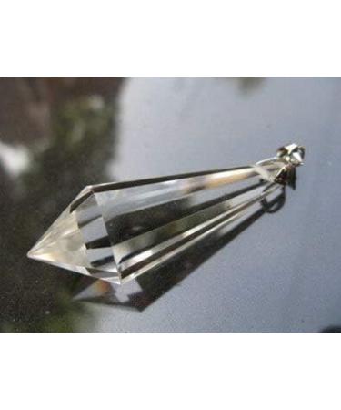 Natural Crystal Rough Rare Nature Clear Crystal Gemstone Point Pendant Reiki - Buy Online on GoSupps.com