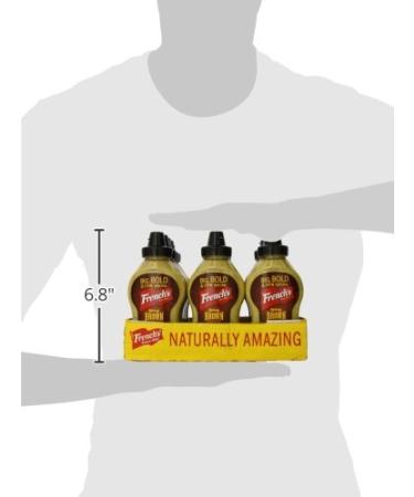 French's Spicy Brown Mustard 12 oz - Pack of 12 | Bold and Tangy Flavors - Buy Online on GoSupps.com