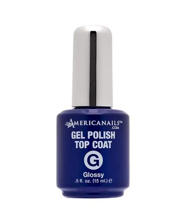 Americanails Gel Polish Top Coat - Original Dual Cure Formula for Long Lasting, Fast Drying Nails - Glossy Finish - 0.5 Fl Oz - Buy Online on GoSupps.com