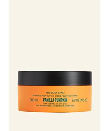 The Body Shop Whipped Body Butter Vanilla Pumpkin | 72H Nourishing for Normal to Dry Skin | Vegan | 200 ml - Best Moisturizer for Hydration - Buy Online on GoSupps.com