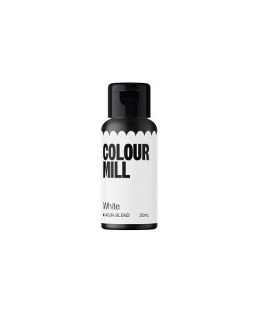 Colour Mill Food Colouring - White - Water Based Food Colouring Liquid - 20ml - Ideal for Cake Baking and Decorating - Vegan Food Colouring - Gluten Free 20ml