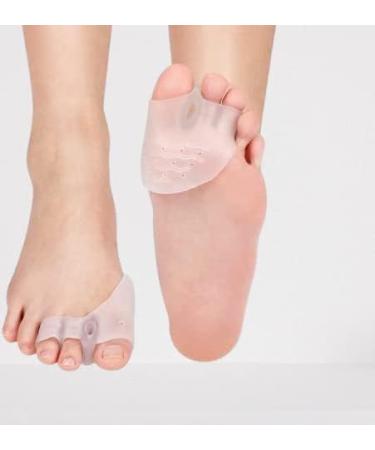 Silicone Three Toe Separation Restoring Toes to Their Original Shape 1 Pair Three Toe Separation Pad Rapid Pain Relief Bunion Corrector Pads Feet Toe Separators