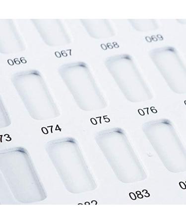Rfeeuubft 216 Colours Nail Tips Display Book DIY Nail Art Shows Gel Colour Card Chart Painting Display Board Black - Buy Online on GoSupps.com