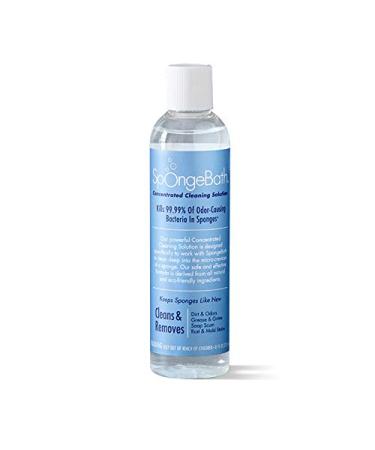 SpOngeBath Concentrated Cleaning Solution 2 Month Supply 8 oz For Use Cleaning Sponge Holder