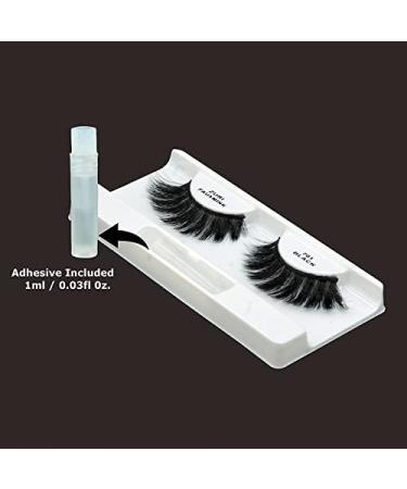 ZURI Fauxmink False Eyelashes | XD/8D X-Dimensional Natural False Lashes | False Eyelashes Natural Look | Thick Eyelashes With Lash Applicator | Natural Eyelashes with Glue | Mink Eyelashes Style #701 - Buy Online on GoSupps.com