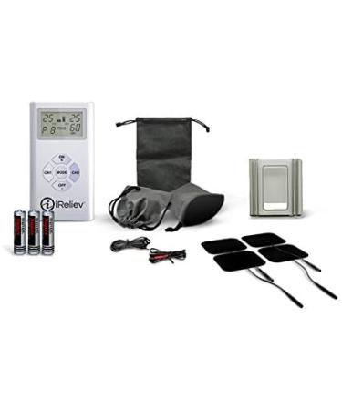 iReliev Dual Channel TENS Unit ET-1313 | Muscle & Joint Pain Relief | FDA Cleared Sports Therapy Device - International Shipping Available - Buy Online on GoSupps.com