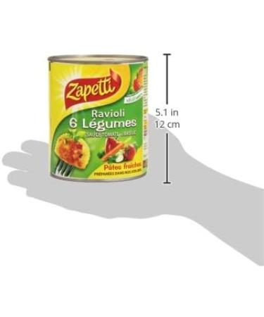 Zapetti Ravioli with 6 Vegetables 800g - Buy Online on GoSupps.com