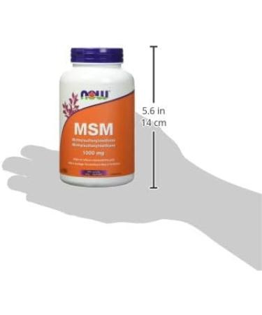 NOW Supplements MSM 1000mg Lignisul Capsules 240 Count - Buy Online on GoSupps.com