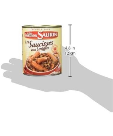 William Saurin Lentil Sausages Box 840 g - Pack of 3 - Buy Online on GoSupps.com
