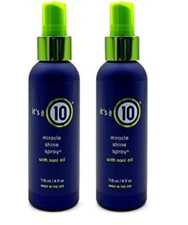 It's A 10 Miracle Shine Spray 4 Ounce (Pack of 2) Clear 4 Fl Oz (Pack of 2)