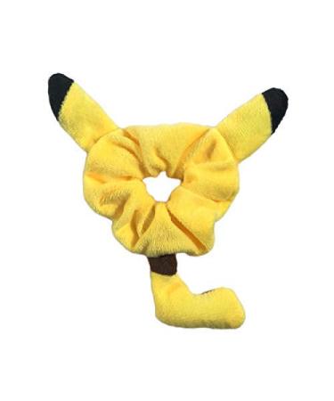 Cute Yellow Hair Scrunchies Set - Velvet Elastic Hair Ties for Kids & Adults - Ponytail Holder Bracelet - Cosplay Hair Accessories - 2 Pack - Buy Online on GoSupps.com