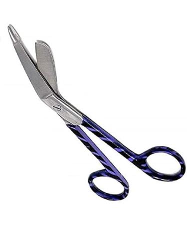 5.5'' Color Coated Lister Bandage Scissors - Dark Blue | Nursing Student First Aid Utility Scissors - Buy Online on GoSupps.com