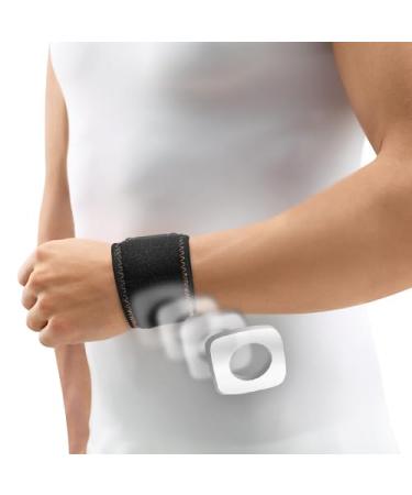 FITTOO Wrist Brace for TFCC Tears Copper Infused Wrist Wrap with Ring Pad for Ulnar Sided Wrist Pain Pinky Side Wrist Pain Carpal Tunnel DRUJ Instability Reversible Use Medium