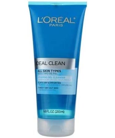 L'Oreal Ideal Clean Foaming Gel Cleanser 6.8 fl oz - Deep Clean & Refresh - Buy Online on GoSupps.com