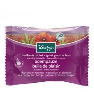 Galet pour le Bain Effervescent Coquelicot et Chanvre 80g Kneipp